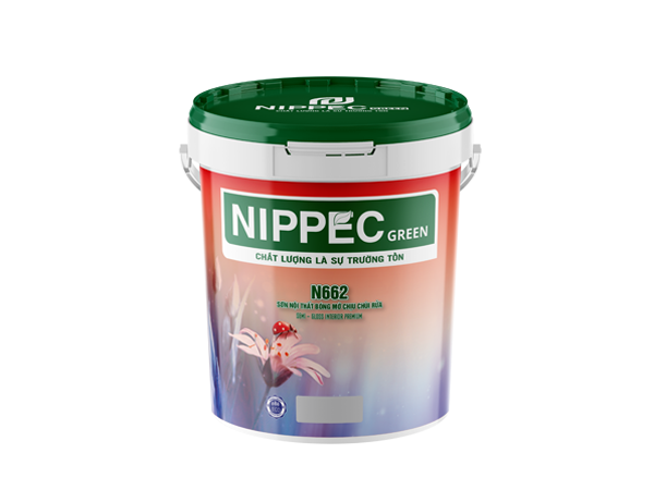 Sơn nội thất bóng mờ chịu chùi rửa N662 