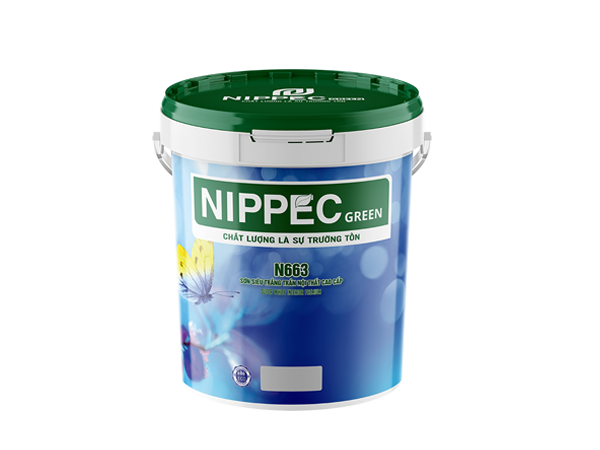 Sơn siêu trắng trần nội thất cao cấp N663 