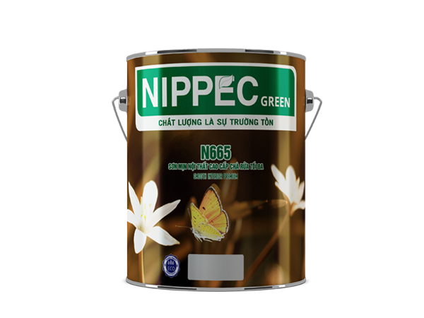Sơn mịn nội thất cao cấp chà rửa tối đa N665 